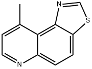 Thiazolo[4,5-f]quinoline, 9-methyl- (7CI,8CI,9CI) Struktur