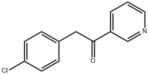 2-(4-CHLOROPHENYL)-1-(PYRIDIN-3-YL)ETHANONE Struktur