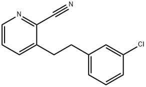 3-[2-(3-Chlorophenyl)ethyl]-2-pyridinecarbonitrile