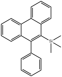 9-PHENYL-10-TRIMETHYLSILANYLPHENANTHRENE Struktur