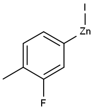 3-FLUORO-4-METHYLPHENYLZINC IODIDE Struktur