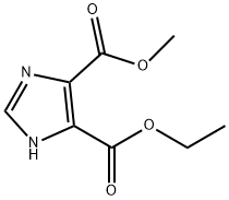 1H-Imidazole-4,5-dicarboxylicacid,4-ethyl5-methylester(9CI) Struktur