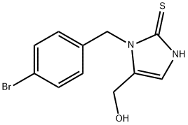 1-(4-BroMobenzyl)-2-Mercapto-5-hydroxyMethyliMidazole Struktur