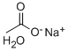 Acetic acid, sodium salt, monohydrate Struktur