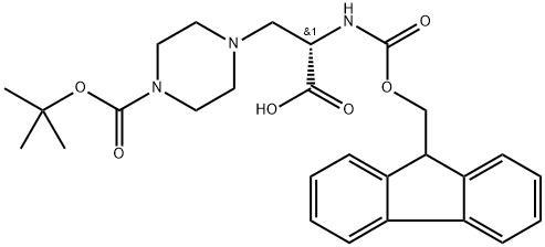 (S)-4-[2-CARBOXY-2-(9H-FLUOREN-9-YLMETHOXYCARBONYLAMINO)-ETHYL]-PIPERAZINE-1-CARBOXYLIC ACID TERT-BUTYL ESTER price.