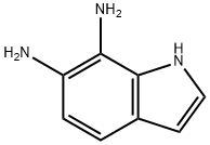 1H-Indole-6,7-diamine(9CI) Struktur