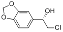 (S)-(+)-2-CHLORO-1-(3,4-METHYLENEDIOXYPHENYL)ETHANOL Struktur