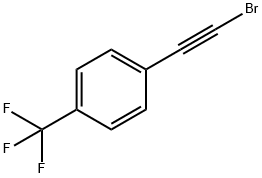 1-(2-Bromoethynyl)-4-(trifluoromethyl)benzene Struktur