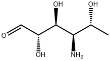 4-amino-4,6-dideoxy-D-mannose Struktur