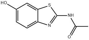 Acetamide, N-(6-hydroxy-2-benzothiazolyl)- (9CI) Struktur