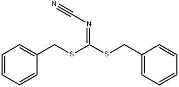 DIBENZYL CYANOCARBONIMIDODITHIOATE Struktur