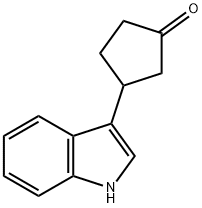 Cyclopentanone, 3-(1H-indol-3-yl)- (9CI) Struktur