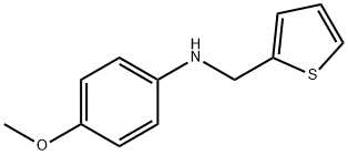 N-(4-METHOXYPHENYL)-N-(THIEN-2-YLMETHYL)AMINE Struktur