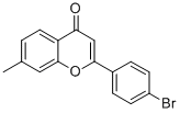 2-(4-BROMOPHENYL)-7-METHYL-4H-CHROMEN-4-ONE Struktur