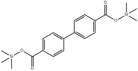 4,4'-Biphenyldicarboxylic acid bis(trimethylsilyl) ester Struktur