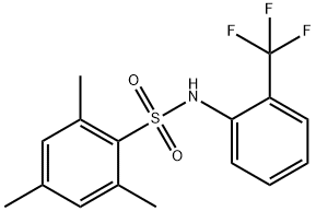 2,4,6-TRIMETHYL-N-[2-(TRIFLUOROMETHYL)PHENYL]BENZENESULFONAMIDE Struktur