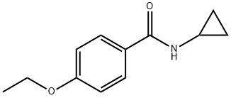 Benzamide, N-cyclopropyl-4-ethoxy- (9CI) Struktur