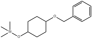 [[4-(Benzyloxy)cyclohexyl]oxy]trimethylsilane Struktur