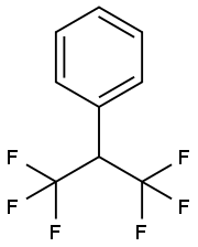 [2,2,2-Trifluoro-1-(trifluoromethyl)ethyl]benzene Struktur