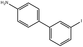 3'-Iodobiphenyl-4-amine Struktur