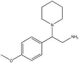 2-(4-METHOXYPHENYL)-2-PIPERIDIN-1-YLETHANAMINE Struktur