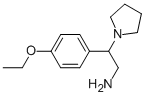 2-(4-ETHOXY-PHENYL)-2-PYRROLIDIN-1-YL-ETHYLAMINE Struktur