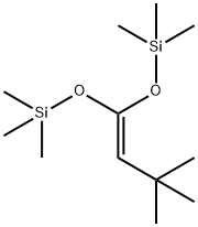 1,1-BIS(TRIMETHYLSILYLOXY)-3,3-DIMETHYL-1-BUTENE Struktur