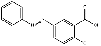 5-(phenylazo)salicylic acid Structure