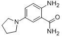 2-AMINO-5-PYRROLIDINOBENZAMIDE Struktur