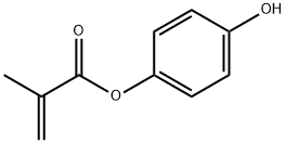 p-hydroxyphenyl methacrylate Structure