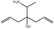 4-(1-AMINO-ETHYL)-HEPTA-1,6-DIEN-4-OL Struktur