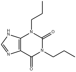 1,3-dipropylxanthine Struktur