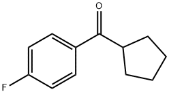 CYCLOPENTYL 4-FLUOROPHENYL KETONE Struktur