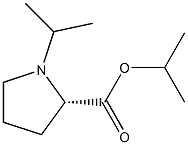 Isopropyl 1-isopropyl-2-pyrrolidinecarboxylate Struktur