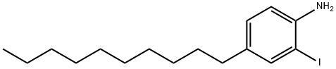 4-DECYL-2-IODOBENZENAMINE Struktur