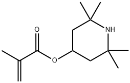 2-甲基-2-丙烯酸-2,2,6,6-四甲基-4-哌啶基酯 結(jié)構(gòu)式