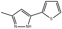 3-METHYL-5-(2-THIENYL)-1H-PYRAZOLE Struktur