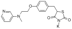 ROSIGLITAZONEPOTASSIUMSALT Struktur