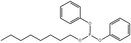 octyl diphenyl phosphite Struktur