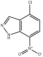 4-CHLORO-7-NITRO INDAZOLE Struktur