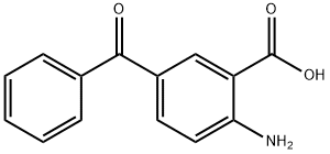 2-Amino-5-benzoylbenzoic acid Struktur