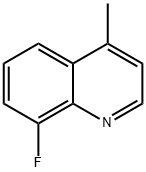 Quinoline, 8-fluoro-4-Methyl- Struktur