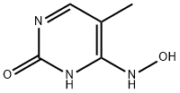 2,4(1H,3H)-Pyrimidinedione, 5-methyl-, 4-oxime (9CI) Struktur