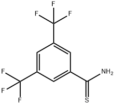 3,5-DI(TRIFLUOROMETHYL)BENZENE-1-CARBOTHIOAMIDE Struktur