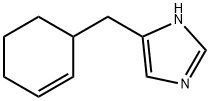 1H-Imidazole,  4-(2-cyclohexen-1-ylmethyl)-  (9CI) Struktur