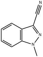 1-METHYL-1H-INDAZOLE-3-CARBONITRILE Struktur