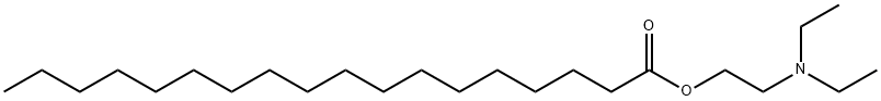 2-(diethylamino)ethyl stearate Struktur