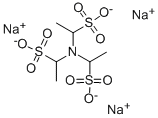 trisodium 1,1',1''-nitrilotris(ethanesulphonate) Struktur