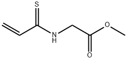 Glycine, N-(1-thioxo-2-propenyl)-, methyl ester (9CI) Struktur