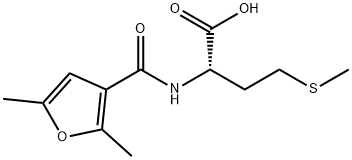 2-[(2,5-DIMETHYL-FURAN-3-CARBONYL)-AMINO]-4-METHYLSULFANYL-BUTYRIC ACID Struktur